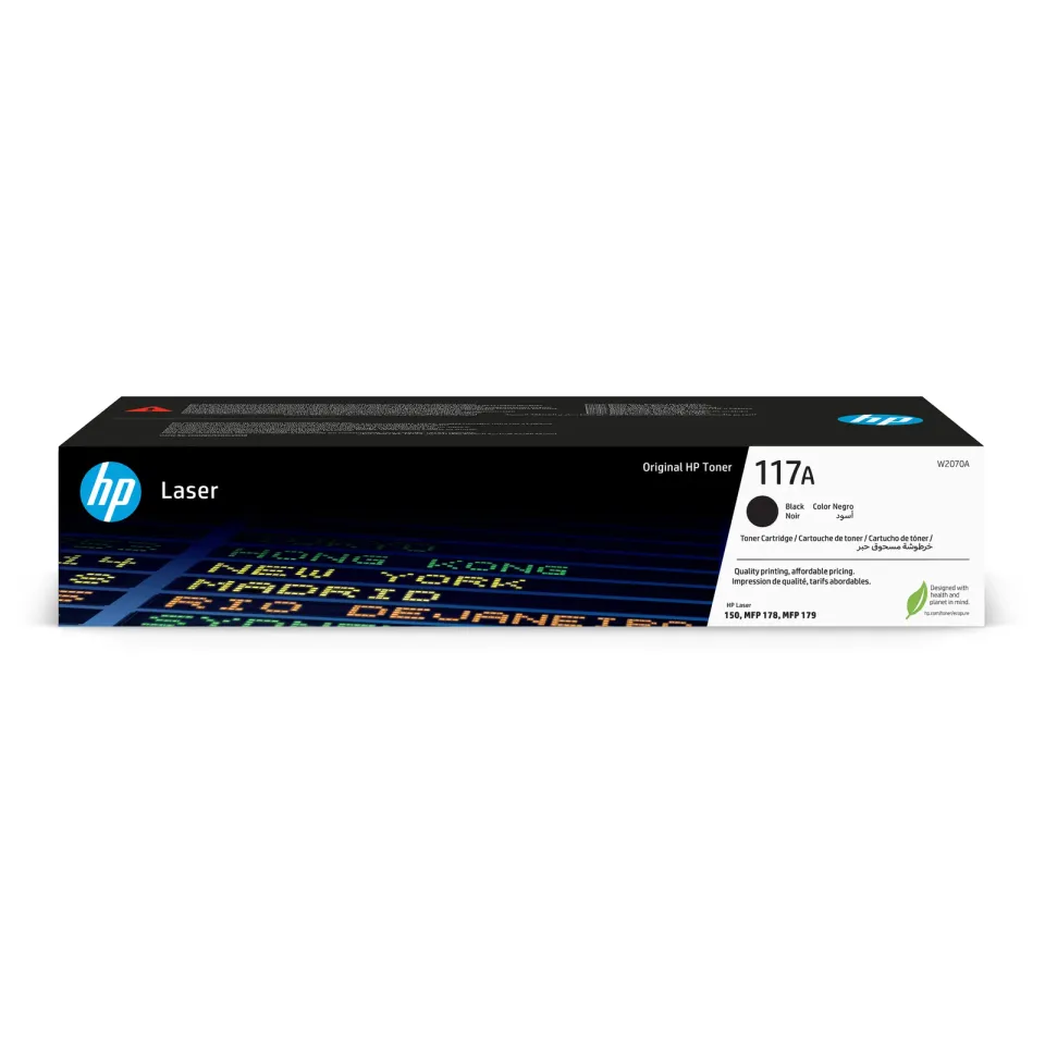 HP W2070A originální toner černý č.117A cca 1000 str. (black, pro HP 150a, 150nw, MFP 178nw, 179fnw, Jetintelligence )