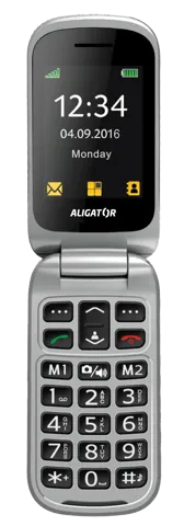 ALIGATOR V650 Senior černo-stříbrný+st.nab