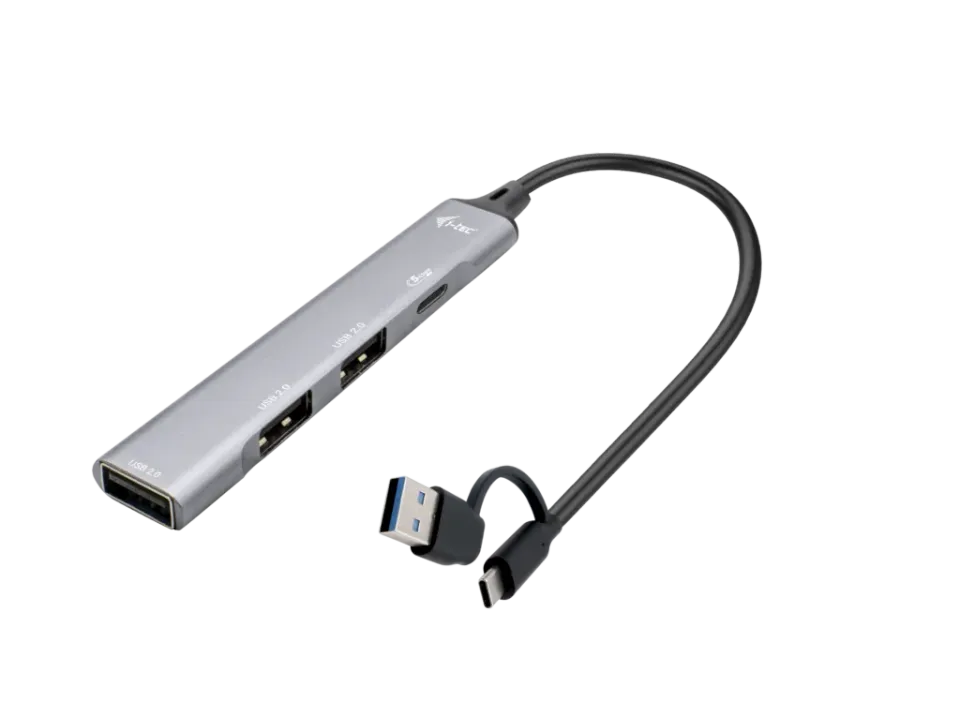 I-Tec USB-A/USB-C Metal HUB 1x USB-C 3.1 + 3x USB 2.0