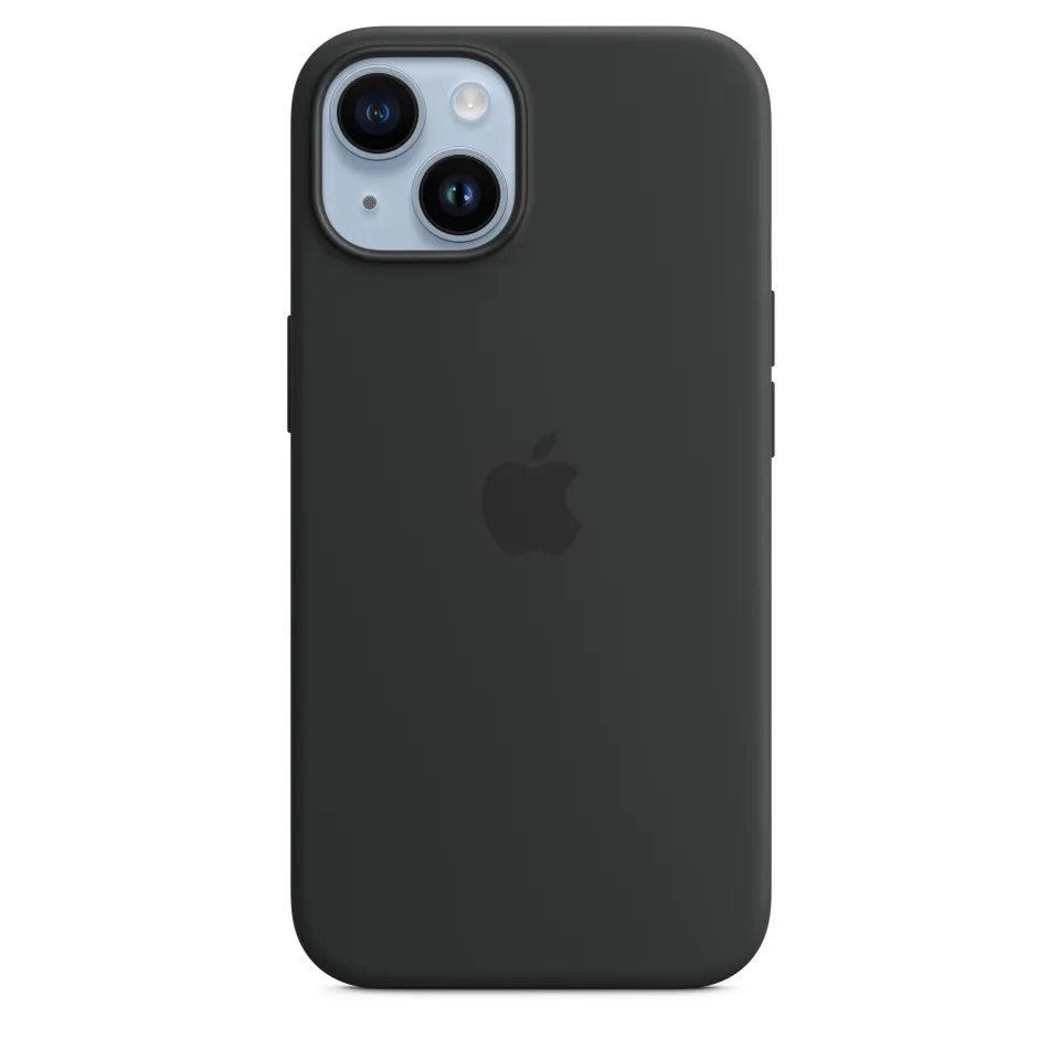 iPhone 14 Silicone Case with MS - Midnight / SK