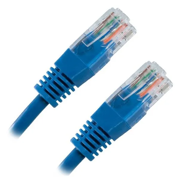 XtendLan Patch kabel Cat6 UTP 0,25m - modrý