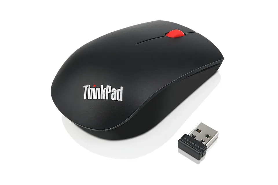 Lenovo THINKPAD ESSENTIAL/Cestovní/Optická/1 200 DPI/Bezdrátová USB/Černá