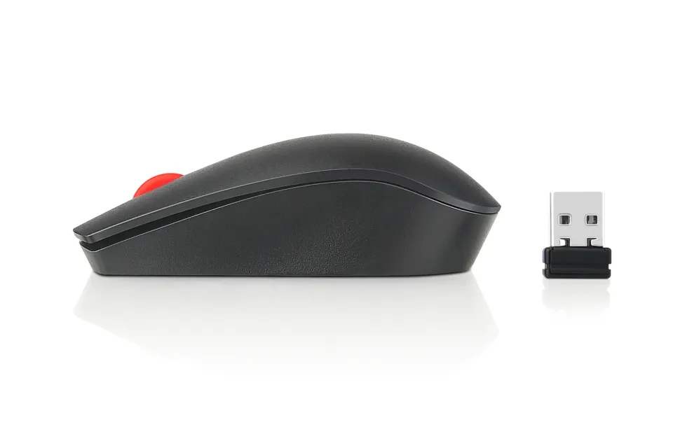 Lenovo THINKPAD ESSENTIAL/Cestovní/Optická/1 200 DPI/Bezdrátová USB/Černá