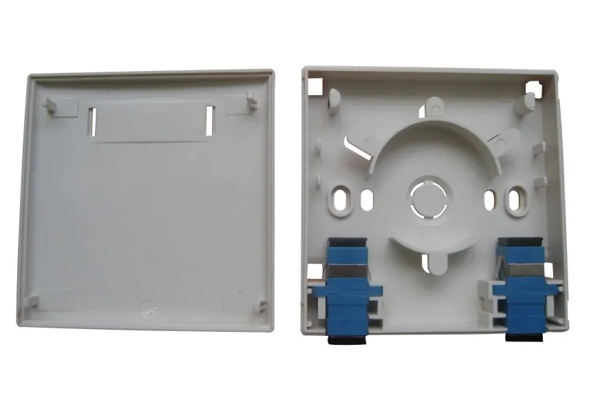 XtendLan FTTH optická zásuvka, pro 2x SC adaptér (bez SC adaptérů), 86x86mm