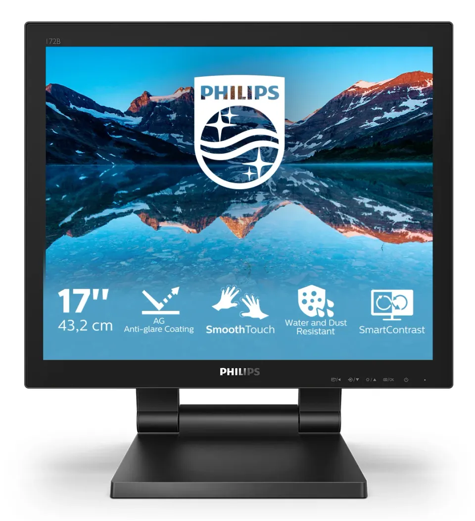 Philips LCD 172B9TL 17" 5:4 TN Touch/1280x1024@60Hz/1ms/250cd/VGA/DVI/HDMI/DP/2x