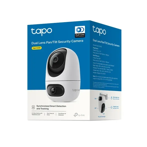 Tapo C245D Dual Lens Pan/Tilt Security Camera