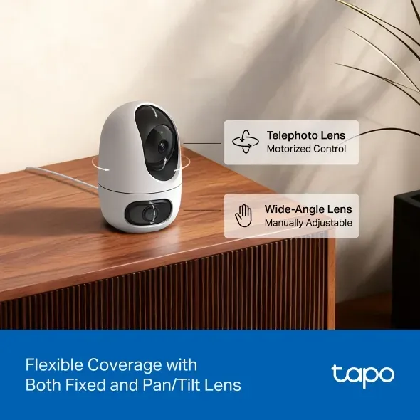 Tapo C245D Dual Lens Pan/Tilt Security Camera