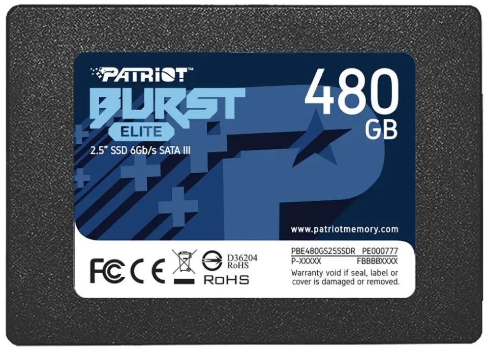 PATRIOT Burst Elite/480GB/SSD/2.5"/SATA/3R