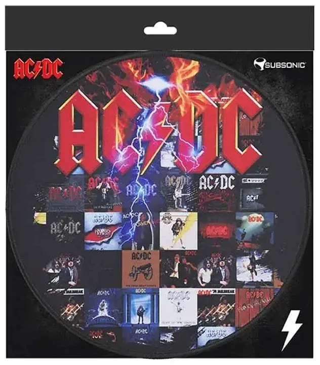 AC/DC herní podložka pod myš/ 30 cm