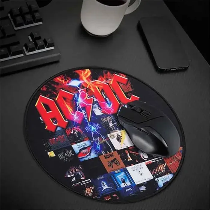 AC/DC herní podložka pod myš/ 30 cm