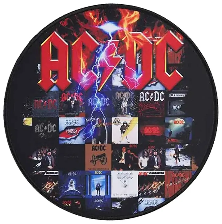 AC/DC herní podložka pod myš/ 30 cm