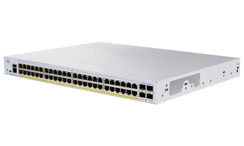 Cisco switch CBS350-48FP-4G-EU (48xGbE,4xSFP,48xPoE+,740W)