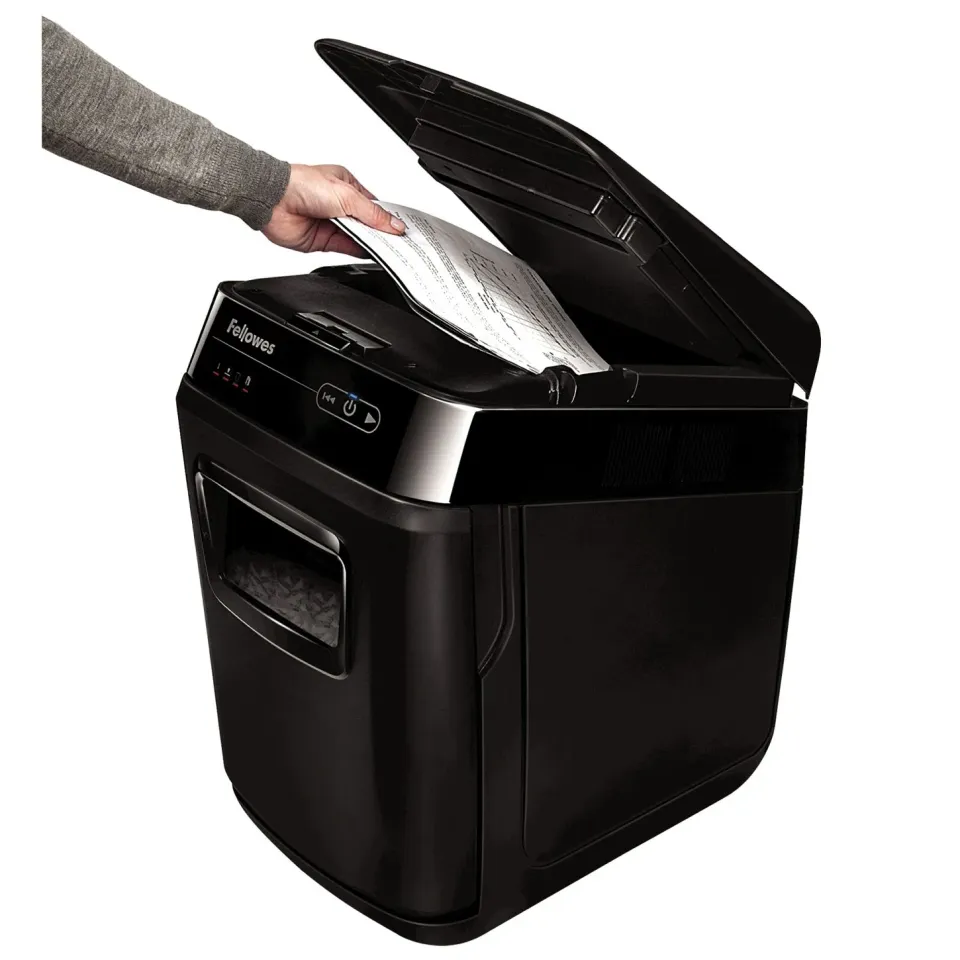 Fellowes Skartovač AutoMax 150 C 8 listů/32L/NBÚ2/křížový řez/CD