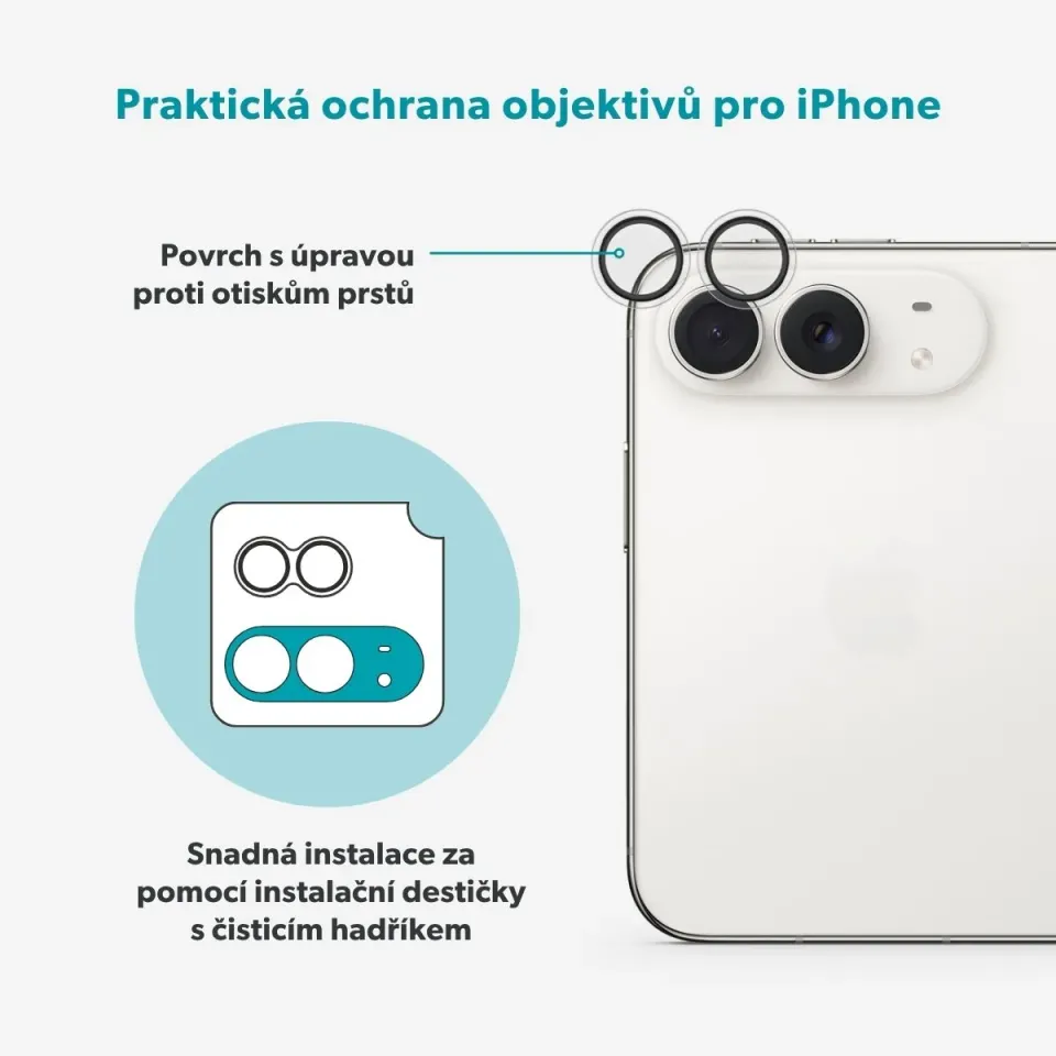 Epico Clear AntiReflective Lens Protector iPhone Duo