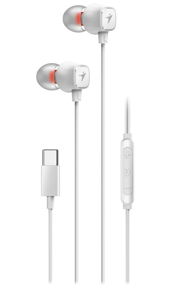 Genius HS-M368,Headset, drátový, do uší, mikrofon, ovládání hlasitosti, USB-C, b