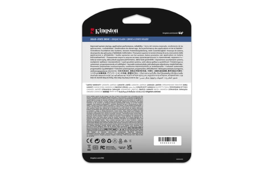 Kingston Flash 960G DC600M (Mixed-Use) 2.5” Enterprise SATA SSD