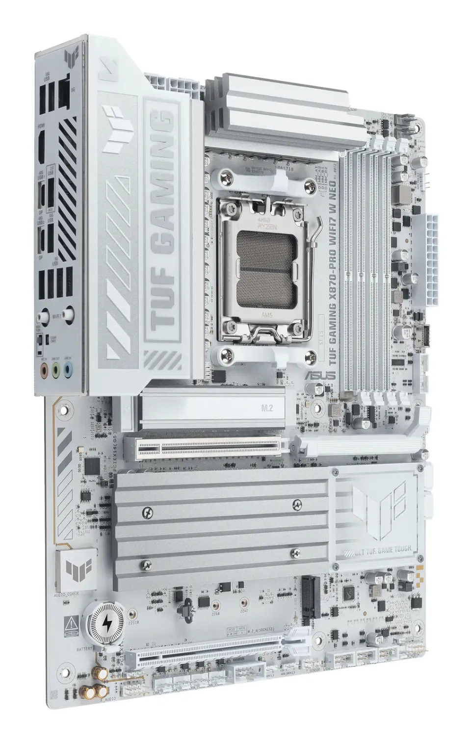 ASUS MB Sc AM5 TUF GAMING X870-PRO WIFI7 W NEO, AMD X870, 4xDDR5, 2xUSB4, 1xHDMI