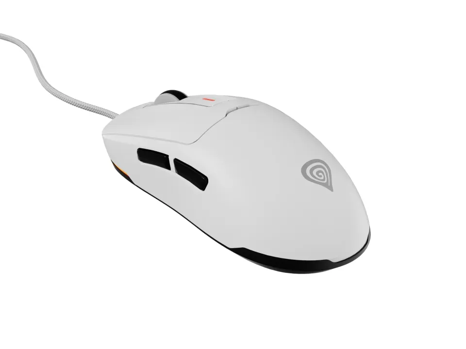 Genesis herní myš KRYPTON 660/Herní/Optická/12 000 DPI/Drátové USB-A/Bílá