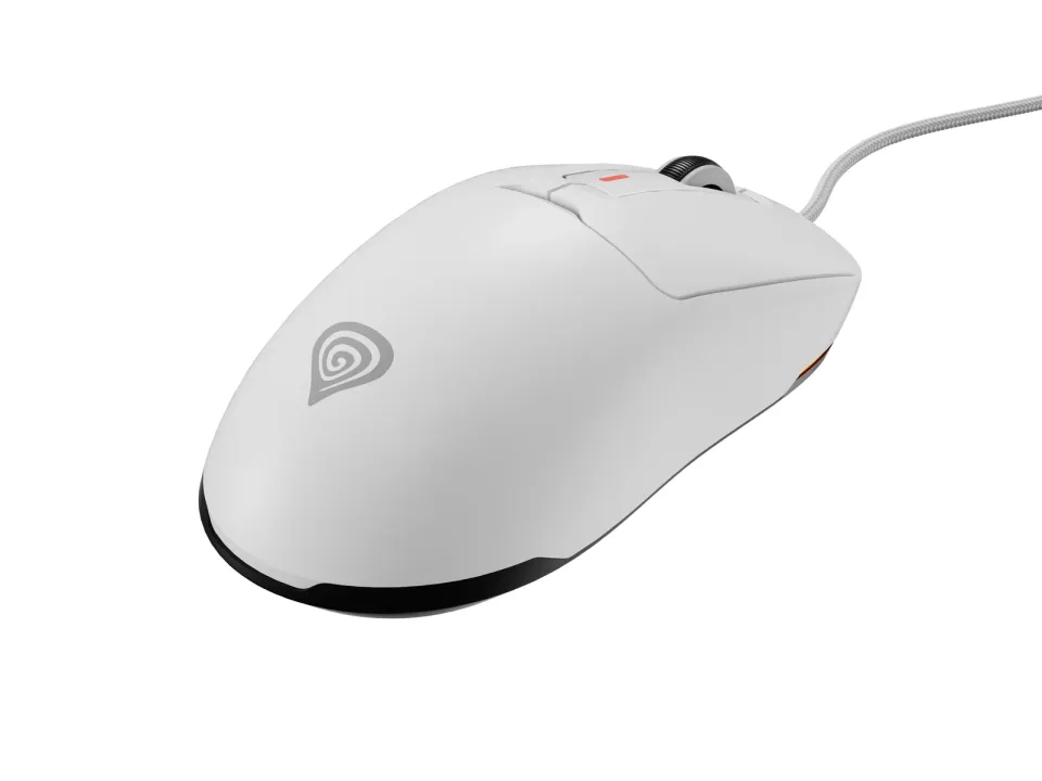 Genesis herní myš KRYPTON 660/Herní/Optická/12 000 DPI/Drátové USB-A/Bílá