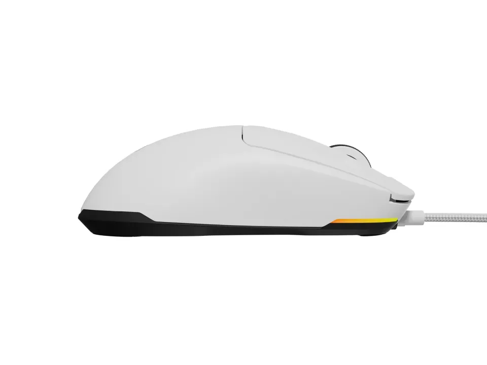 Genesis herní myš KRYPTON 660/Herní/Optická/12 000 DPI/Drátové USB-A/Bílá