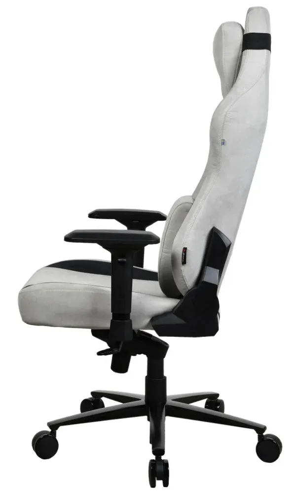 AROZZI herní židle VERNAZZA XL Supersoft Light Grey/ látkový povrch/ světle šedá