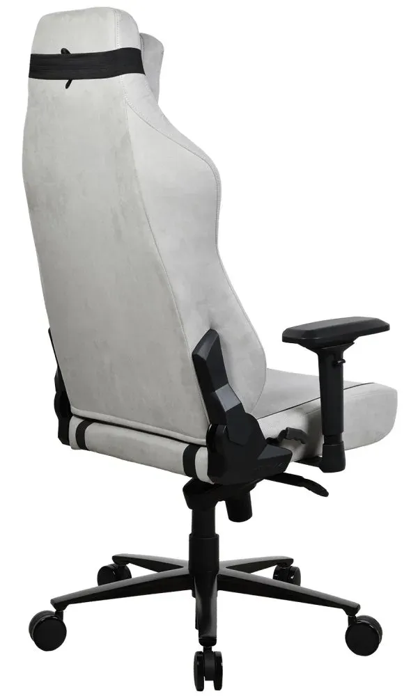 AROZZI herní židle VERNAZZA XL Supersoft Light Grey/ látkový povrch/ světle šedá