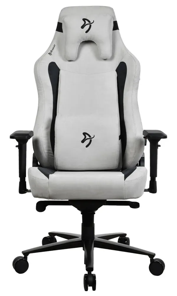AROZZI herní židle VERNAZZA XL Supersoft Light Grey/ látkový povrch/ světle šedá