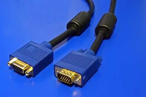 KABEL prodlužovací VGA 15M-15F, 5.0m stíněný/feritová jádra