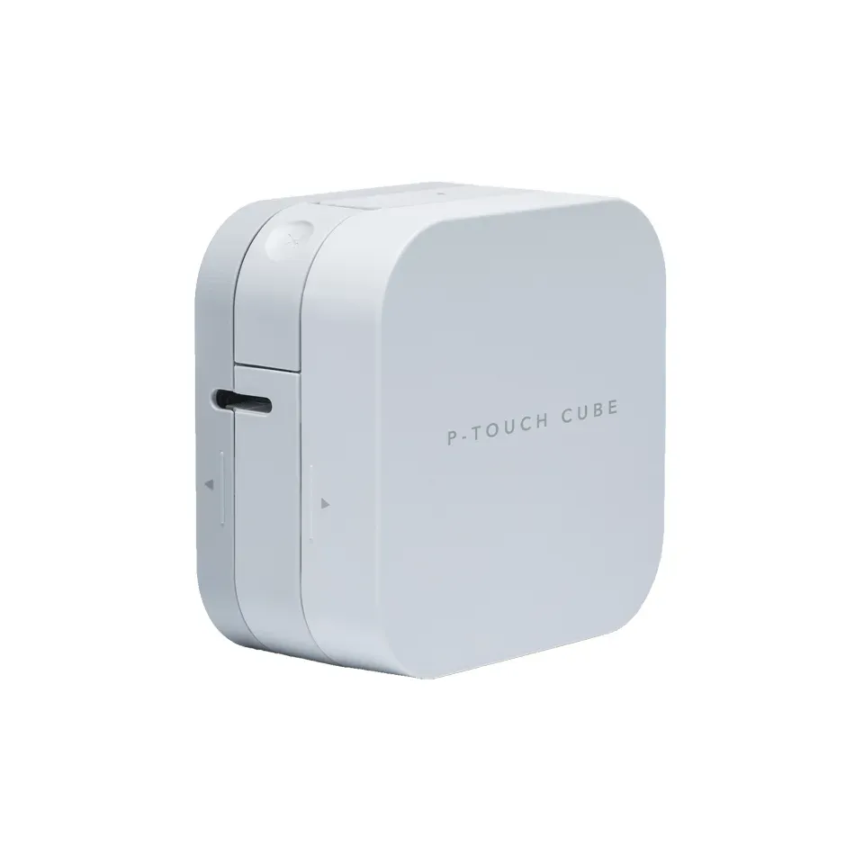 Brother P-touch CUBE PT-P300BT – Beschriftungsgerät bis 12 mm, Steuerung per Smartphone über Bluetooth