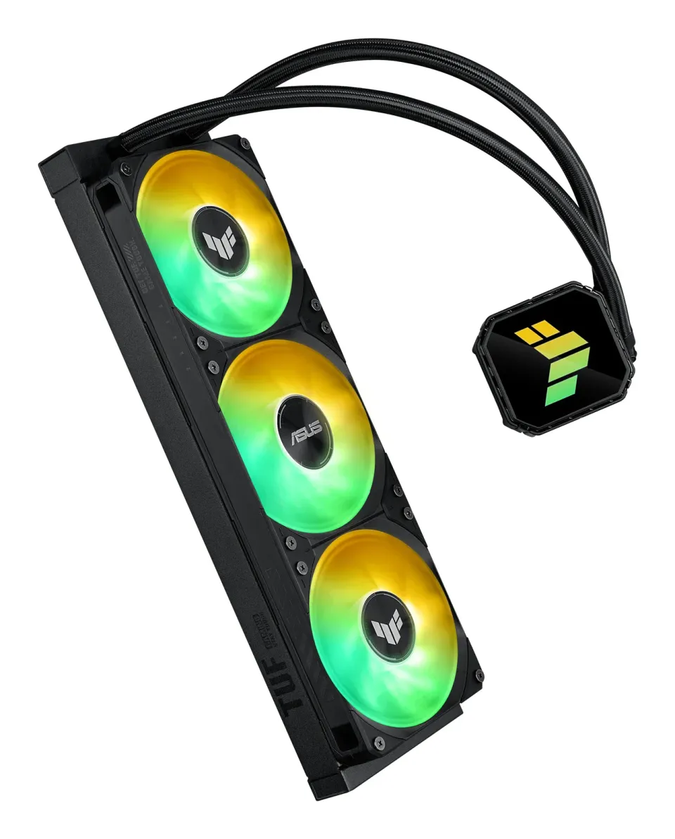 ASUS vodní chladič CPU AIO TUF GAMING LC III 360 ARGB, 3x120mm, LGA1851, AM5
