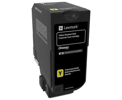 Lexmark CS720, CS725, CX725 Yellow Standard Yield Corporate Toner Cartridge - 7