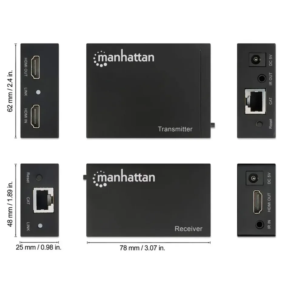Manhattan HDMI over Ethernet Extender Kit