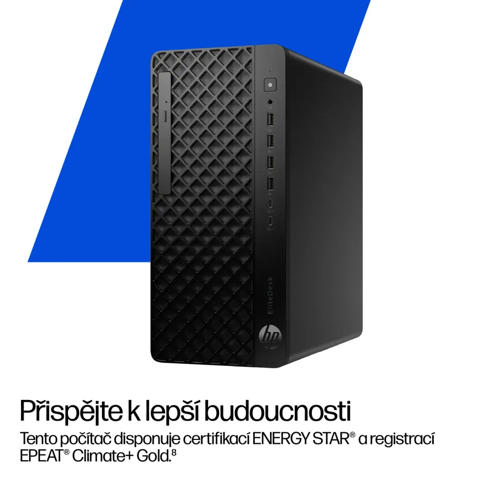 HP PC EliteDesk 8 SFF G1i AI, Ultra 5 235, 1x16GB, 512GB,UHD (Arc) 3Xe LPG,kl. a myš, 280W platinum, 2xDP+HDMI,Win11Pro