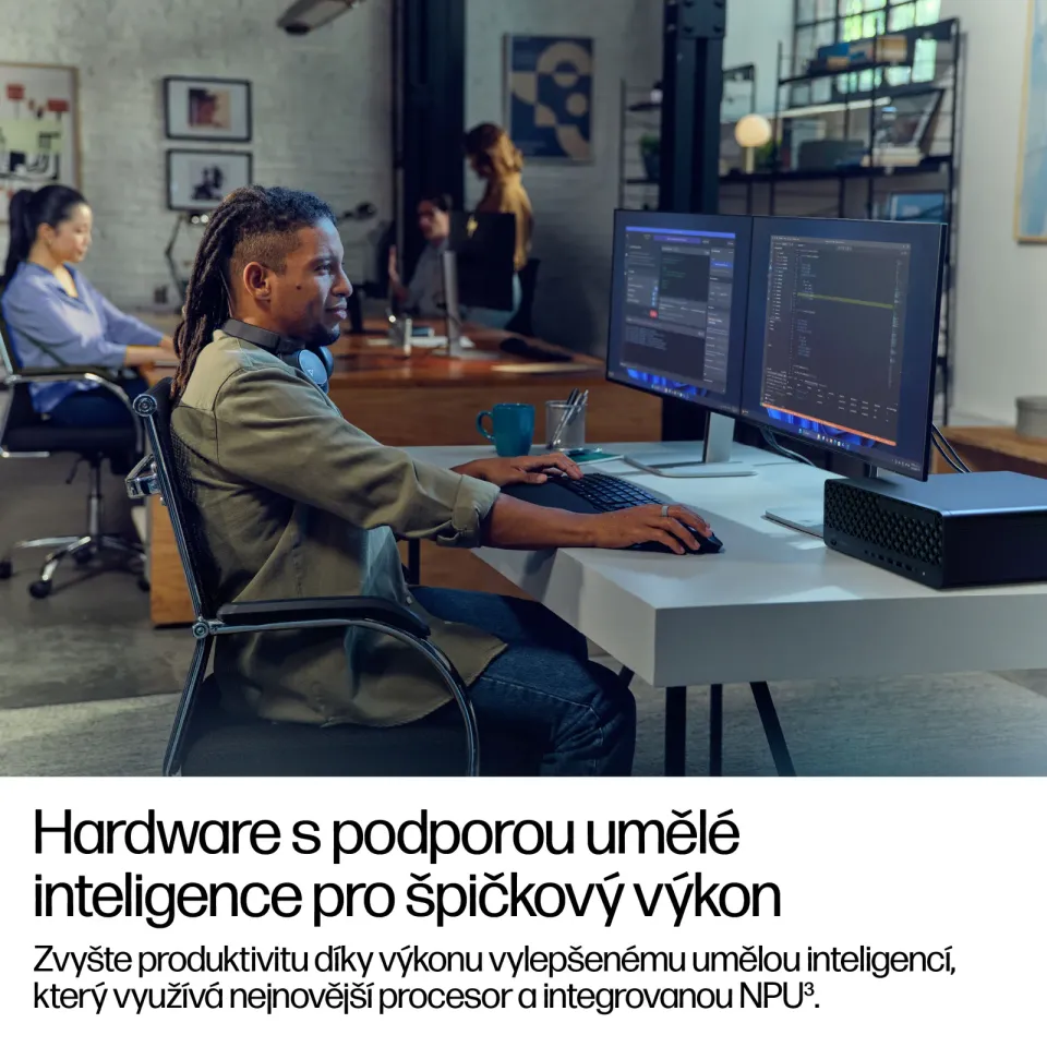 HP PC EliteDesk 8 SFF G1i AI, Ultra 5 235, 1x16GB, 512GB,UHD (Arc) 3Xe LPG,kl. a myš, 280W platinum, 2xDP+HDMI,Win11Pro