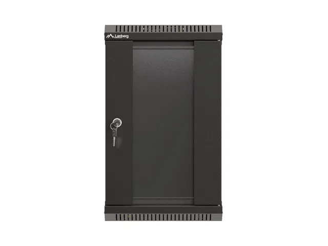 LANBERG RACKOVÁ SKŘÍŇ 10" NÁSTĚNNÁ 9U/300X300 (FLAT PACK) S PROSKLENÝMI DVEŘMI ČERNÁ