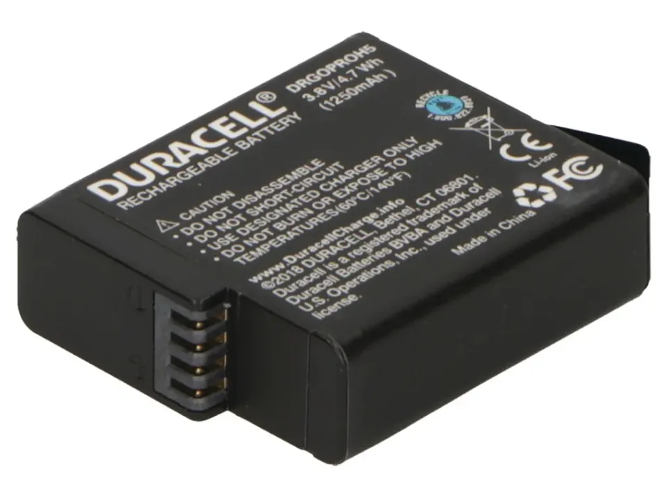 DURACELL Baterie - AHDBT-501 - náhrada pro GoPro Hero 5,6,7 Battery 1250mAh