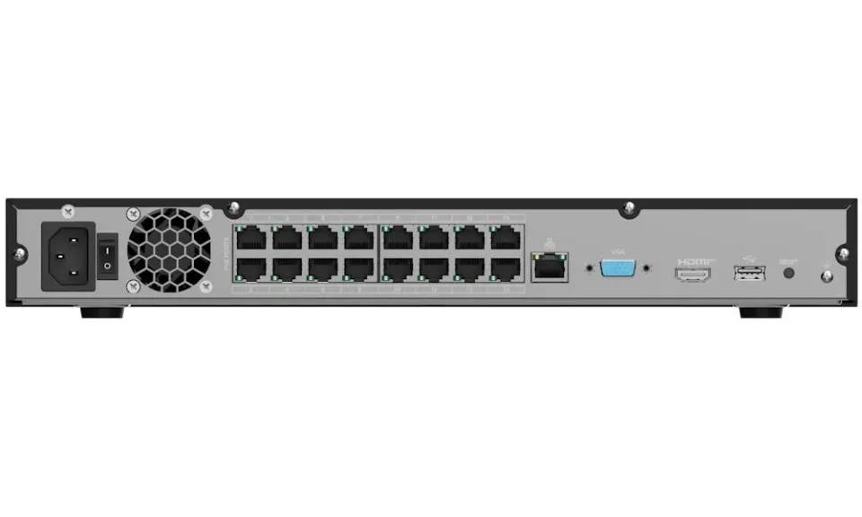 Imou NVR rekordér N236-16P/ pro 36 kamer/ 16x PoE/ rozlišení 4k UHD/ HDMI/ VGA/ USB/ LAN/ SATA až 16 TB