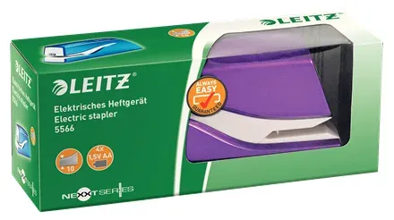 LEITZ Elektrická sešívačka NeXXt WOW 5566, purpurová