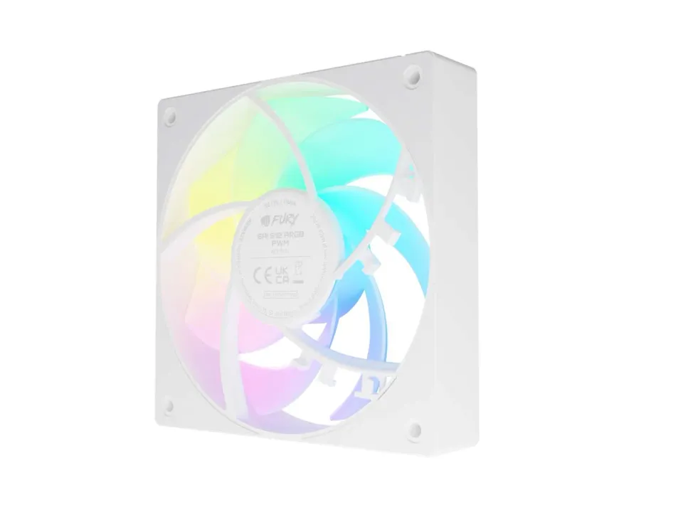 Ventilátor FURY SAI S12 ARGB PWM, Bílý