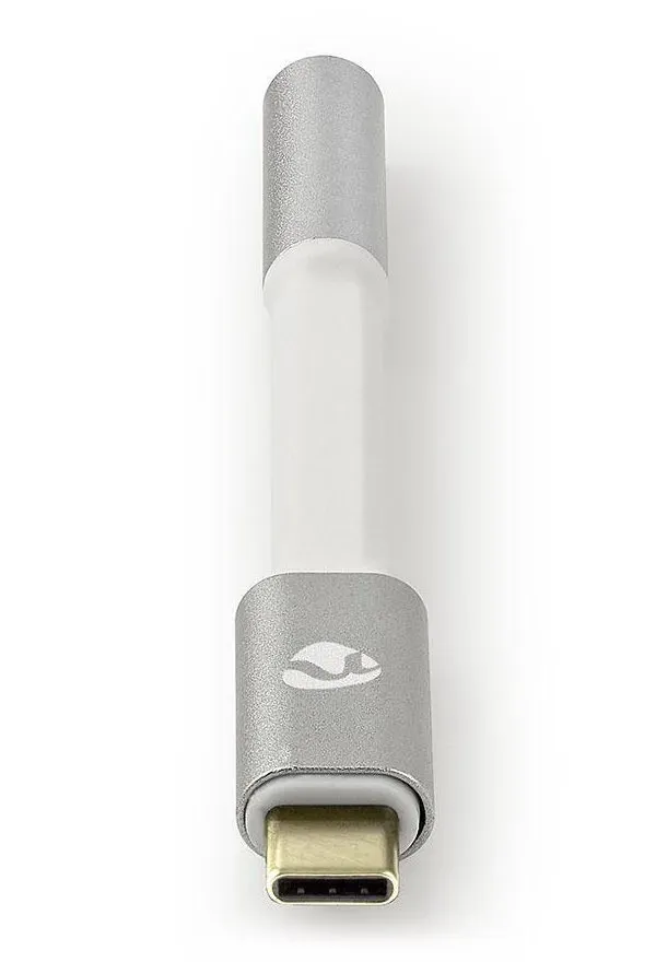 Nedis CCTB65950AL008 - USB-C Adaptér | USB-C Zástrčka – 3,5 mm Zásuvka | 0,08 m