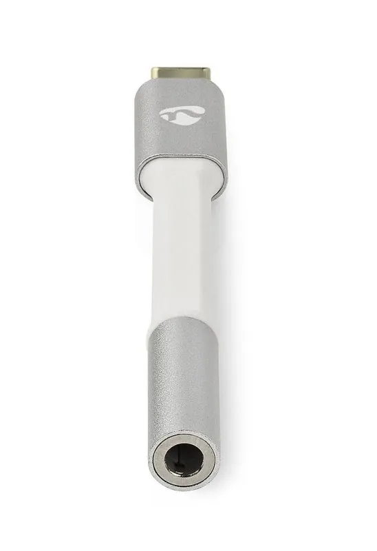 Nedis CCTB65950AL008 - USB-C Adaptér | USB-C Zástrčka – 3,5 mm Zásuvka | 0,08 m