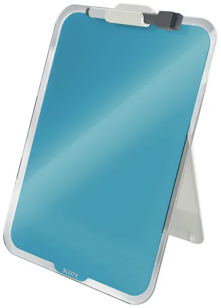 LEITZ Stolní skleněná tabulka na poznámky Cosy klidná modrá