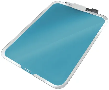 LEITZ Stolní skleněná tabulka na poznámky Cosy klidná modrá