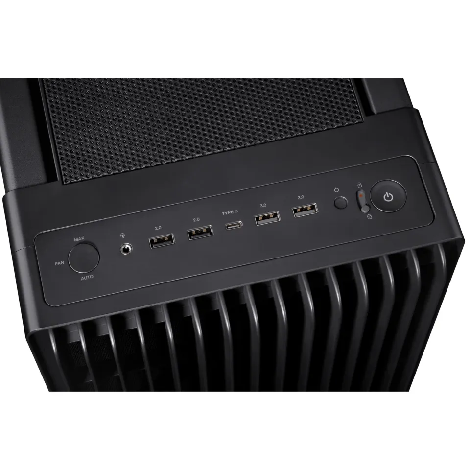 ASUS case PROART PA602 TG ARGB BLACK, Mid Tower, průhledná bočnice, černá