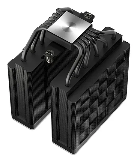 DEEPCOOL CPU Chladič AG620 BK ARGB V2, 2x120mm, LGA1851, AM5, černá