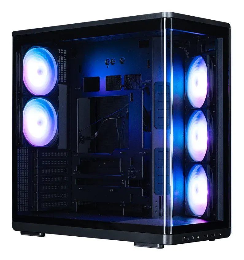 Zalman skříň P60 / ATX / 5x120mm ARGB fan / 2xUSB 3.0 / USB-C / panoramatická / černá
