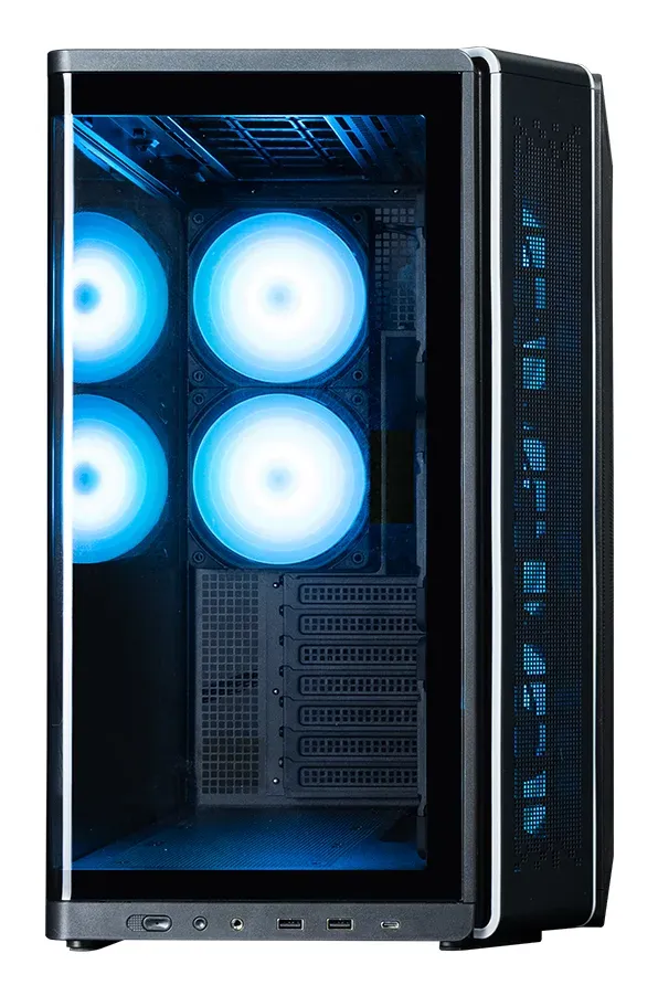 Zalman skříň P60 / ATX / 5x120mm ARGB fan / 2xUSB 3.0 / USB-C / panoramatická / černá
