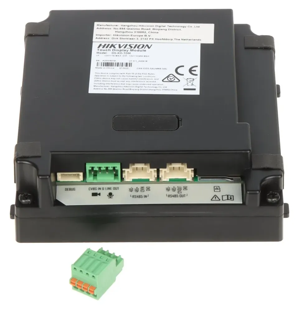 Hikvision DS-KD-TDM - Dotykový modul interkomu 3v1