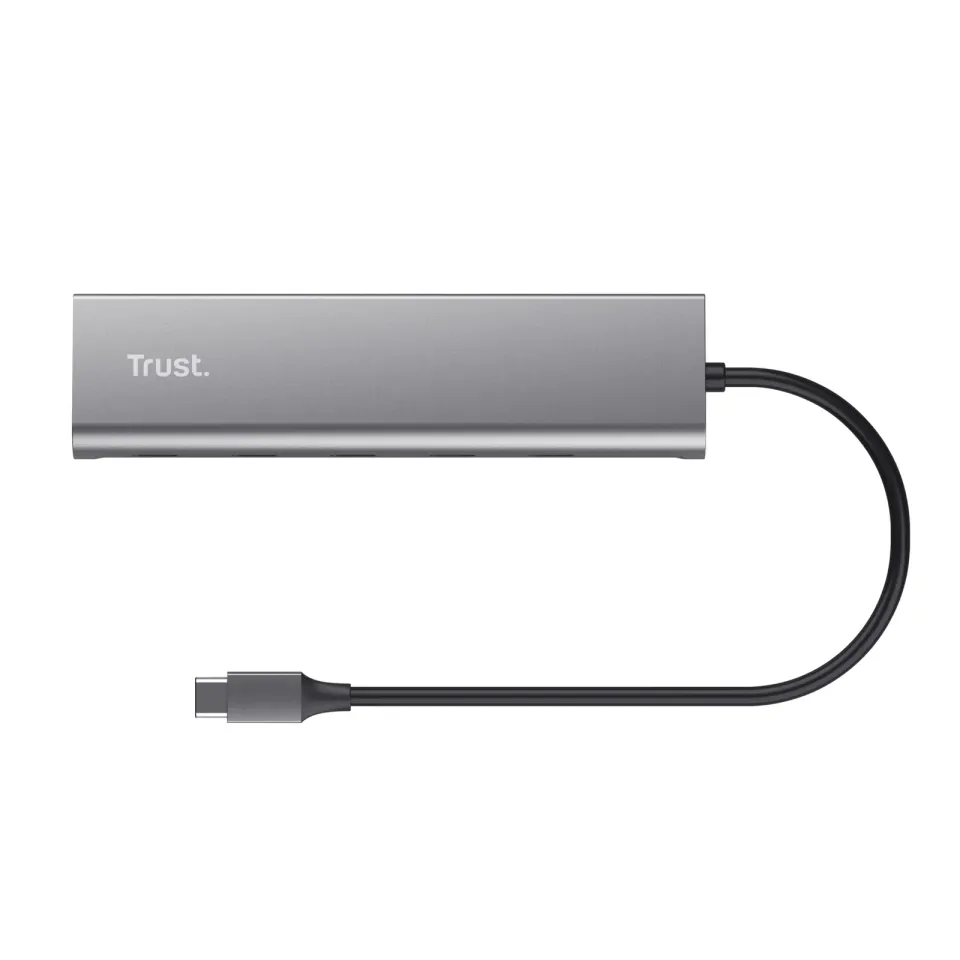 TRUST Rozbočovač Halyx Aluminium 5 Port USB 3.2 Gen1 Hub