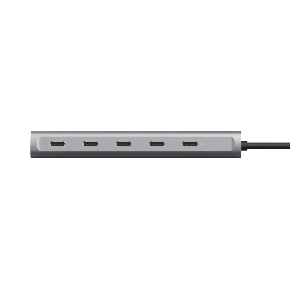 TRUST Rozbočovač Halyx Aluminium 5 Port USB 3.2 Gen1 Hub